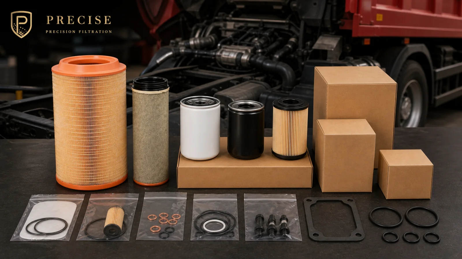 HOWO Filter Kit: R005061, FF5629, FS20190