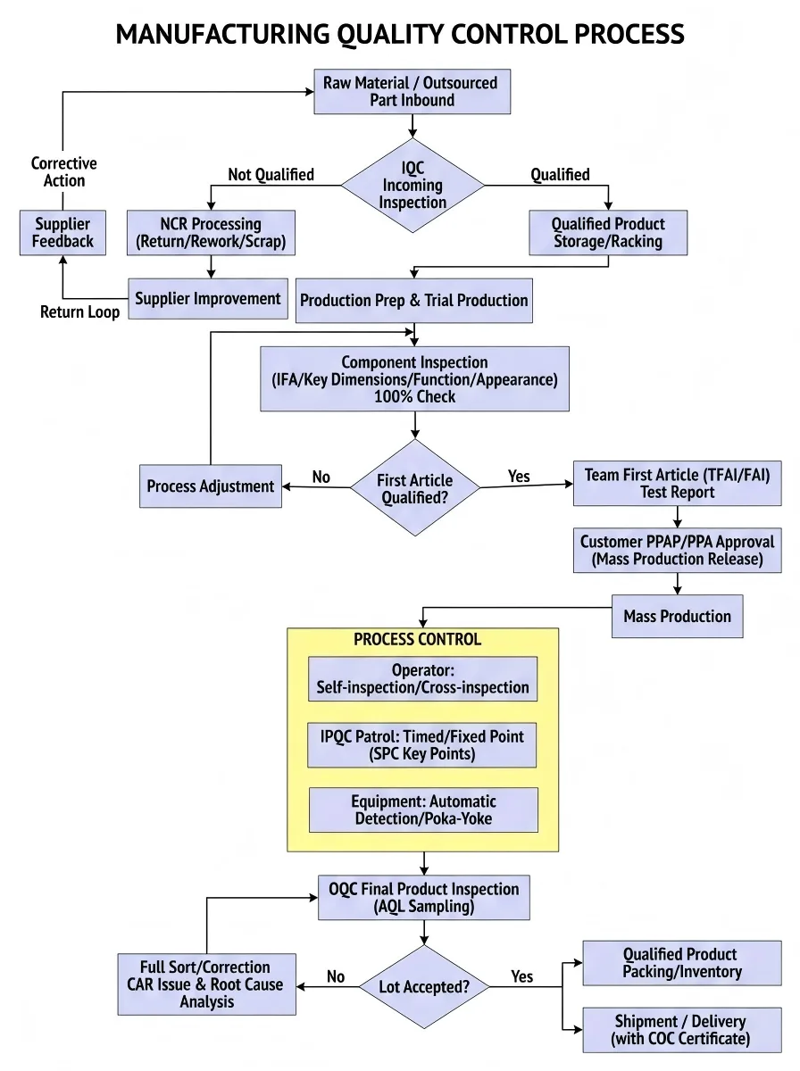 IATF16949 quality control process