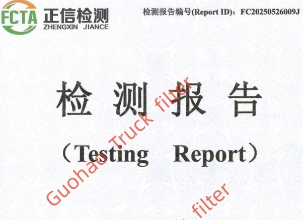 Precise truck filter moisture resistance testing